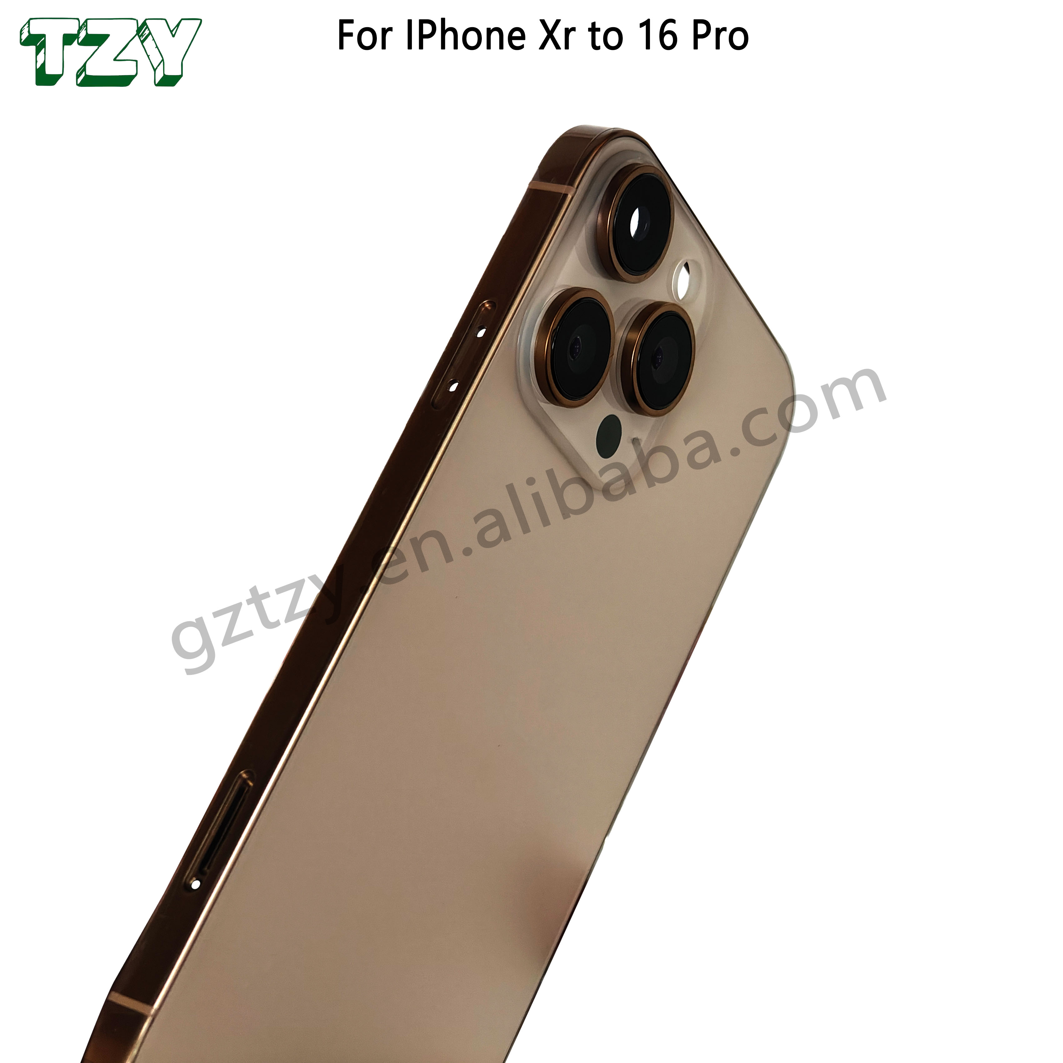 DIY Custom Back Glass Housing for iPhone XR to 16 Pro Converter