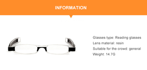 360 grados de rotación plegable <span class=keywords><strong>gafas</strong></span> de lectura dioptrías de las mujeres de los hombres plegable miopía <span class=keywords><strong>gafas</strong></span> de lectura 1,0, 1,5, 2,0, 2,5, 3,0, 3,5, 4,0 - Product Image 5