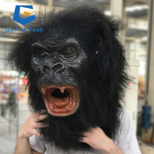 Costume de chimpanzé à fourrure en peluche Costume de fourrure de gorille animal de <span class=keywords><strong>carnaval</strong></span> adulte - Product Image 2