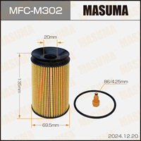 MASUMA Pièces de moteur automatique MFC-M302 Filtre à huile pression d'air QC000001 15208-HJ00A pour FUSO CANTER et NISSAN ATLAS