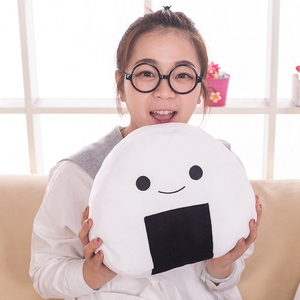 Suave bola de arroz Sushi japonés almohada de felpa cojín Bola de masa hervida muñeco de peluche lindo Sushi juguetes de peluche - Product Image 5