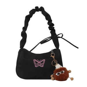 Nuevo Bolso de Mujer con Bordado de Mariposa, Bolso de Hombro de Moda Coreana, Bolso de Mano Oxford para Mujer - Product Image 3