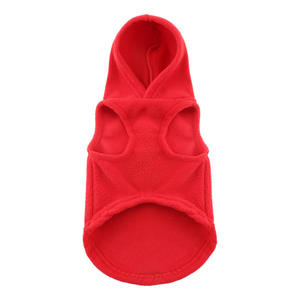 새로운 현대 면 스포츠 스타일 개 까마귀 네 다리 겨울 따뜻한 친환경 운동복 단색 양털 안감 포켓 골든 - Product Image 6