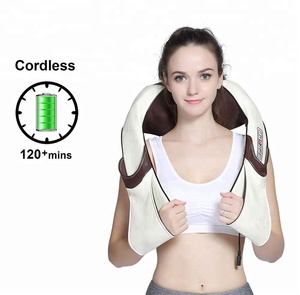 <span class=keywords><strong>Shiatsu</strong></span> masajeador cinturón calor almohada de viaje masajeadores para el dolor de espalda de amasar modo para la - Product Image 5