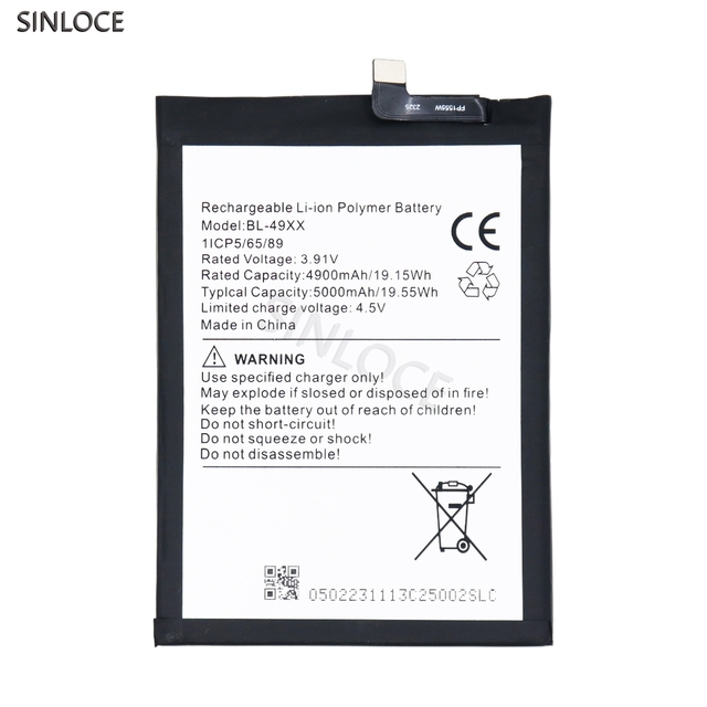 BL-49XX 3.91V 5000mAh High Quality Mobile Phone Battery for Infinix Note 40 X6853 Original Lithium-ion Batteries