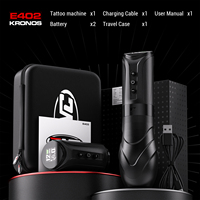 Stylo de tatouage sans fil CNC 9800 tr/min 1900 mAh*2 Course de 4,5 mm Écran numérique 6 heures d'autonomie Cartouches compatibles Artiste professionnel uniquement