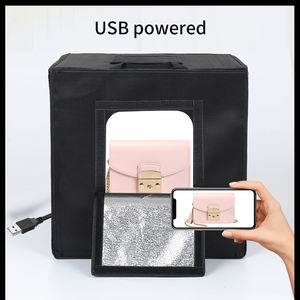 Boîte à lumière de photographie de table, studio <span class=keywords><strong>photo</strong></span> de bureau, boîte à lumière LED annulaire - Product Image 2