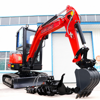 LIVRAISON GRATUITE - Moteur Kubota - Excavatrice de 2 tonnes, 2,5 tonnes, 3 tonnes - Vente en gros en Chine - Nouvelles mini-excavatrices compactes à vendre