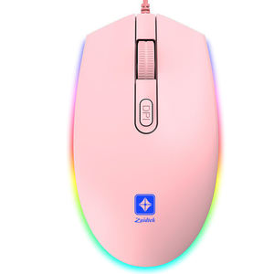 공장 재고 RGB 발광 게이밍 마우스 USB 유선 조명 마우스 1600 DPI 설정 e스포츠 컴퓨터 주변기기 - Product Image 6
