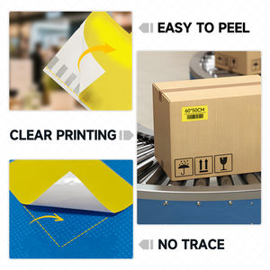 Rouleau d'étiquettes continu jaunes compatibles 62MM x 15.24M DK-22606 DK2606 pour imprimante brother QL - Product Image 3