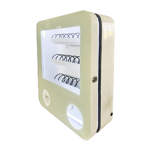 ماكينة بيع رموز QR صغيرة ، معدنية 3 مختارة ، تُثبت على الحائط ، تقبل العملات المعدنية والرموز المميزة - Product Image 1