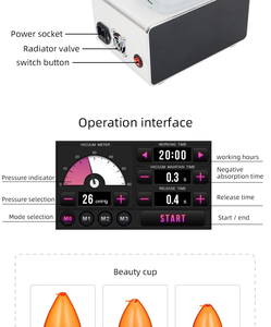 Máquina de Belleza Compacta con Succión al Vacío, 24 Copas, Cuidado Corporal Completo, Reafirmación de Senos, Levantamiento de Glúteos, <span class=keywords><strong>Masajeador</strong></span> Anticelulítico - Product Image 4