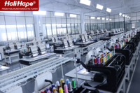 Machine à broder Holihope à 2 têtes Tajima, 15 aiguilles, 1200 tr/min, pour casquettes et broderies plates, directement de l'usine