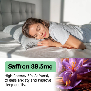 ยาหยอดของเหลว liposomal Saffron ที่มีสารสกัดจากหญ้าฝรั่นการเผาผลาญการมองเห็นอารมณ์ปรับปรุงคุณภาพการนอนหลับ - Product Image 5
