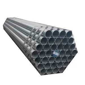 Q235a Q235c Q235b Q345 tuyau en acier rond galvanisé à chaud tuyau gi tuyau en acier d'usine pour construction/clôture