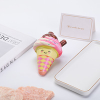 XL IJsjes Fruit Squishy Slow Rising Knijp Speelgoed Anti-Stress PU Materiaal Rugzak Decoratie Groothandel Fidget Volwassenen Sensorisch Speelgoed