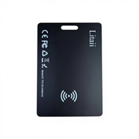 Carte de suivi GPS intelligente et fine pour portefeuille, sac et animal de compagnie - Compatible iOS/Android - Portée de 50 m - Positionnement en temps réel - Contrôle par application - Anti-perte
