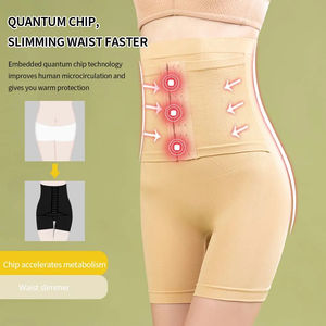 Shapewear sans couture, gaine taille haute pour femme, corset à poitrine, sous-vêtements amincissants, culotte ventre plat, taille plus, body shaper - Product Image 6