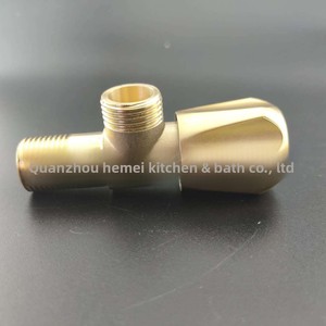 Valvola Angolare in Ottone a Chiusura Rapida per Bagno, Cucina, Scaldabagno, WC, Colore Naturale, Modello SLT15003 - Product Image 2