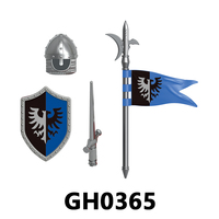 G0149 Mini Bloques de Construcción, León, Cuervo, Dragón, Halcón Negro, Caballero Medieval, Ladrillos de Plástico Educativos Coleccionables para Niños, Juguetes de Regalo