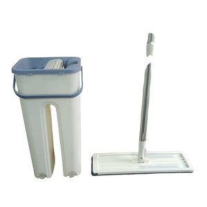 Juego de fregona mágica de secado automático y exprimidor BENHENG, fregona plana de lavado a <span class=keywords><strong>mano</strong></span> gratis barata, cabezal cuadrado de poste de acero, Cubo de limpieza de gran oferta - Product Image 1