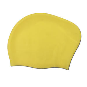 Bonnet de bain en silicone pour adultes avec protection des oreilles, bonnet de bain pour cheveux longs, multicolore, pour la natation et les sports nautiques - Product Image 3