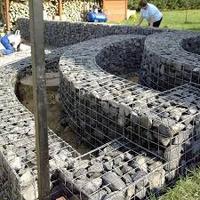 Prix des murs en gabions en fil de fer galvanisé, revêtement PVC, remplis de pierres, soudés, boîte en gabion