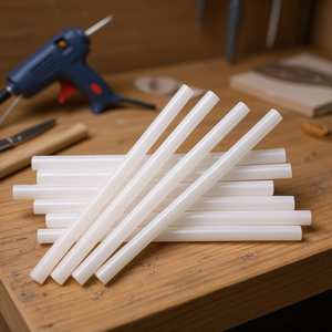Bâtons de colle thermofusible Fervi pour pistolet à colle, diamètre 10 mm, transparents, de haute qualité, adhésif pour réparation artisanale - Product Image 3