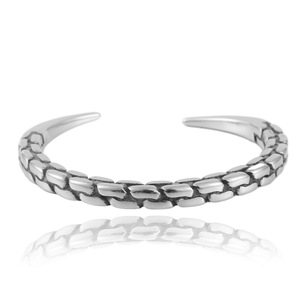 yunnique <b>Titanium</b> Steel Minimalist Open Bracelet Steel Color For Men And Women Fashion Jewelry 280708 - Product Image 1