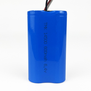 2S1P Cilíndrico 14500 Paquetes 6,4 V 600mAh Baterías de iones de litio Fuente de alimentación recargable para luces de salida con respaldo de batería - Product Image 3
