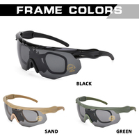Conception de demi-monture de service personnalisé par OEM ODM d'usine compatible avec les lunettes spéciales de jeu de tir de bague intérieure myope