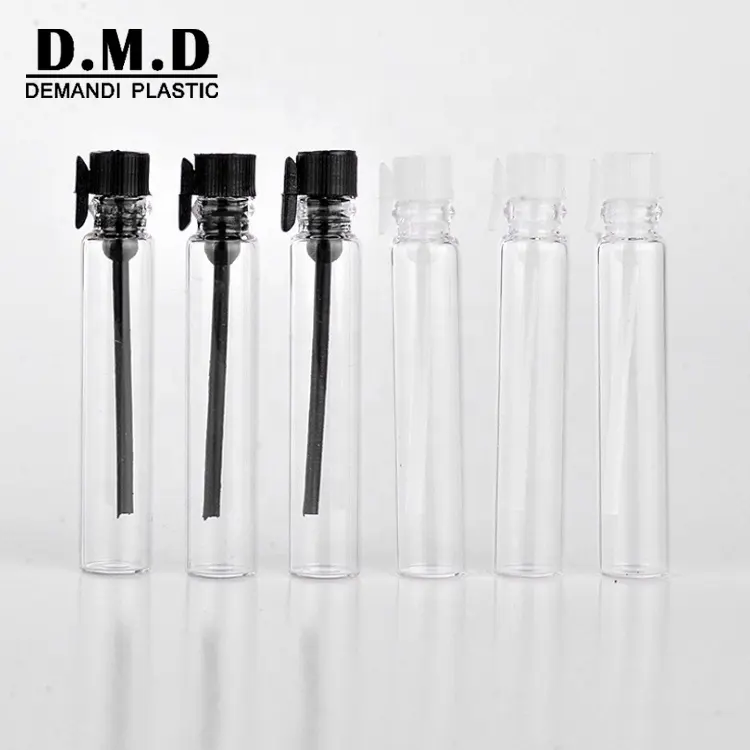 Perfume de vidro âmbar da amostra 1ml 2 ml 3 ml, frasco de vidro