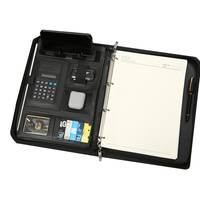 Carpetas de documentos de cuero personalizadas Organizador de cuero Escritura Padfolio Diario de cuero Cuaderno