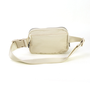 Sac banane sport personnalisé en nylon imperméable, sac de taille bandoulière pour femmes et hommes - Product Image 2