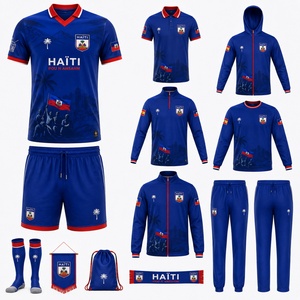 เสื้อยืดลายธงชาติเฮติ ปี 2026 เสื้อทีมชาติทีมโลกแบบกำหนดเอง เสื้อยืดแท้ เสื้อฟุตบอล สำหรับผู้ชายและผู้<span class=keywords><strong>หญิง</strong></span> - Product Image 3