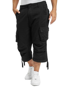 Short cargo vintage pour homme Brandit <span class=keywords><strong>Urban</strong></span> Legend 3/<span class=keywords><strong>4</strong></span>, longueur genou, 100 % coton, fermeture éclair, plusieurs poches, taille à cordon de serrage - Product Image 1