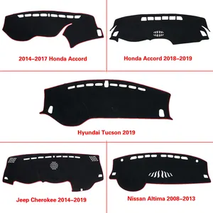 Offre Spéciale Tapis Tableau de Bord Anti-Slip Tapis De Planche De Bord de Tapis de couverture Pour Honda Toyota Voiture