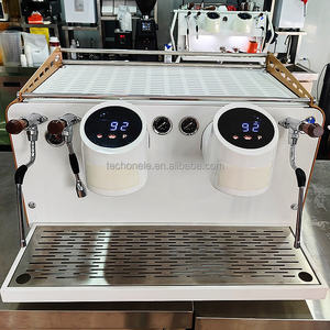 Máquina de Espresso Comercial Zilong 9BRs de Doble Grupo con PID, 3 Calderas Independientes Programable y Eléctrica para Cafetería y Restaurante - Product Image 4
