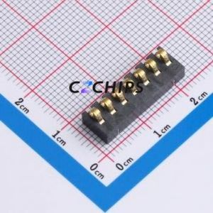 GT-BTP30007-0350B-019B Blade/Spring Contact <b>Battery</b> <b>Connector</b> SMD,P=3mm <b>Connector</b> Spring Contact Type 3mm 7P Vertical Mount - Product Image 1