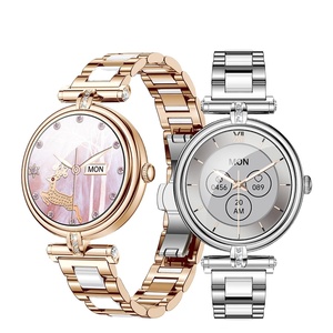 2025 thời trang mới AK62 Dây đeo đôi smartwatch cho phụ nữ của phụ nữ BT gọi điện thoại xem với Heart Rate & Blood Monitor tương thích điện thoại - Product Image 2