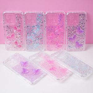 Somostel Venta Caliente Nuevo Diseño Bling Hermosos Accesorios Mariposa PC Fundas A Prueba de Golpes 360 TPU Cubierta del teléfono para SAM IPH - Product Image 6