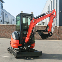 Harga Excavator Mini Kubota EPA/Euro 5, Excavator Kecil 2-T dengan Mesin Yanmar, Pengiriman Gratis, Breaker Mini Backhoe