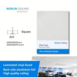 Plaques de <span class=keywords><strong>plâtre</strong></span> perforées décoratives en PVC pour <span class=keywords><strong>plafond</strong></span> 600x600mm – <span class=keywords><strong>Prix</strong></span> compétitif – Plaques de <span class=keywords><strong>plâtre</strong></span> pour cloisons sèches en promotion - Product Image 2