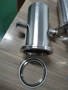 Customized Stainless Steel Cold Trap In-line Cold Trap For Vacuum Pump Vacuum Components