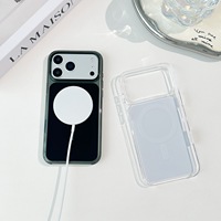 Nouvelle coque de téléphone unisexe magnétique anti-chute effet mat avec bouton IA pour iPhone 18 17 Pro Max, un best-seller