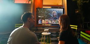 2025 nuevo diseño Xgimi Elfin Flip Plus Smart Google TV proyector ajustable 450 ISO lúmenes 1080P Full <span class=keywords><strong>HD</strong></span> Mini proyector portátil - Product Image 5