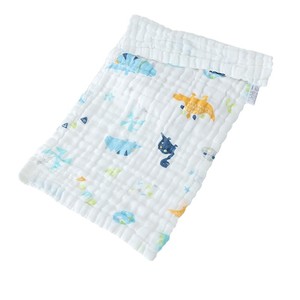 Serviette en gaze de coton pur pour bébé, 100 % coton, quatre couches, motif original, été, printemps, automne, usage domestique - Product Image 2