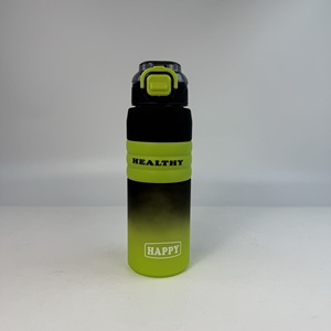 Bouteille en plastique de sport avec couvercle en paille Bonce Bouteille à boire portable d'été de grande capacité - Product Image 4
