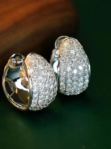 Pendientes de Diamantes de Oro de 18K al por Mayor, Precio de Fábrica OEM/ODM Personalizado, Certificados, Listos para Enviar - Product Image 5