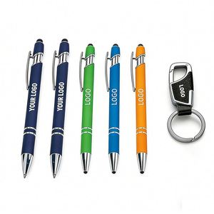 Stylos de luxe promotionnels avec logo personnalisé, impression sérigraphique, métal et aluminium, portables, personnalisés pour les événements professionnels, cadeau - Product Image 1